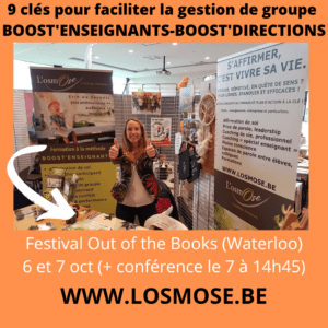 STAND & CONFERENCE -BOOST'ENSEIGNANTS-BOOST'DIRECTIONS - L Osmose