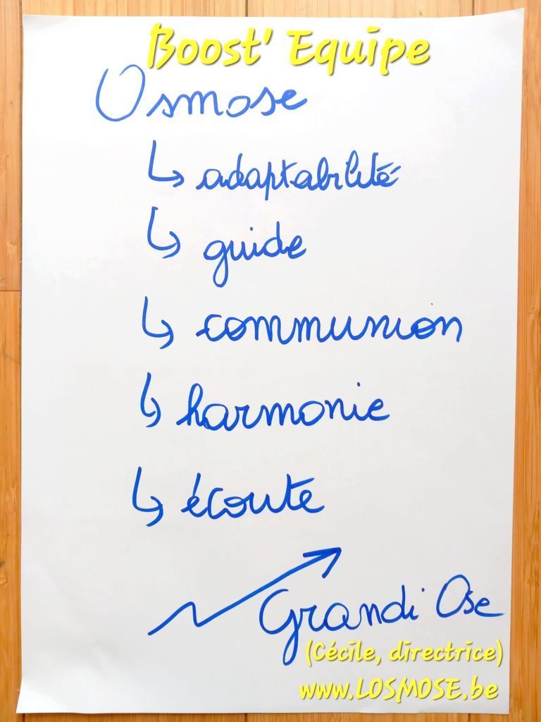 Boost'équipe témoignage direction école N Bourgeois l Osmose qualité d être
