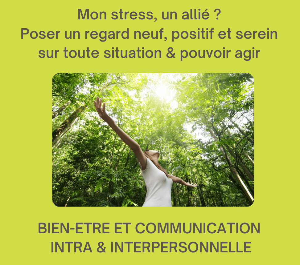 Atelier Mon stress 1 allié Regard neuf et pouvoir agir L Osmose