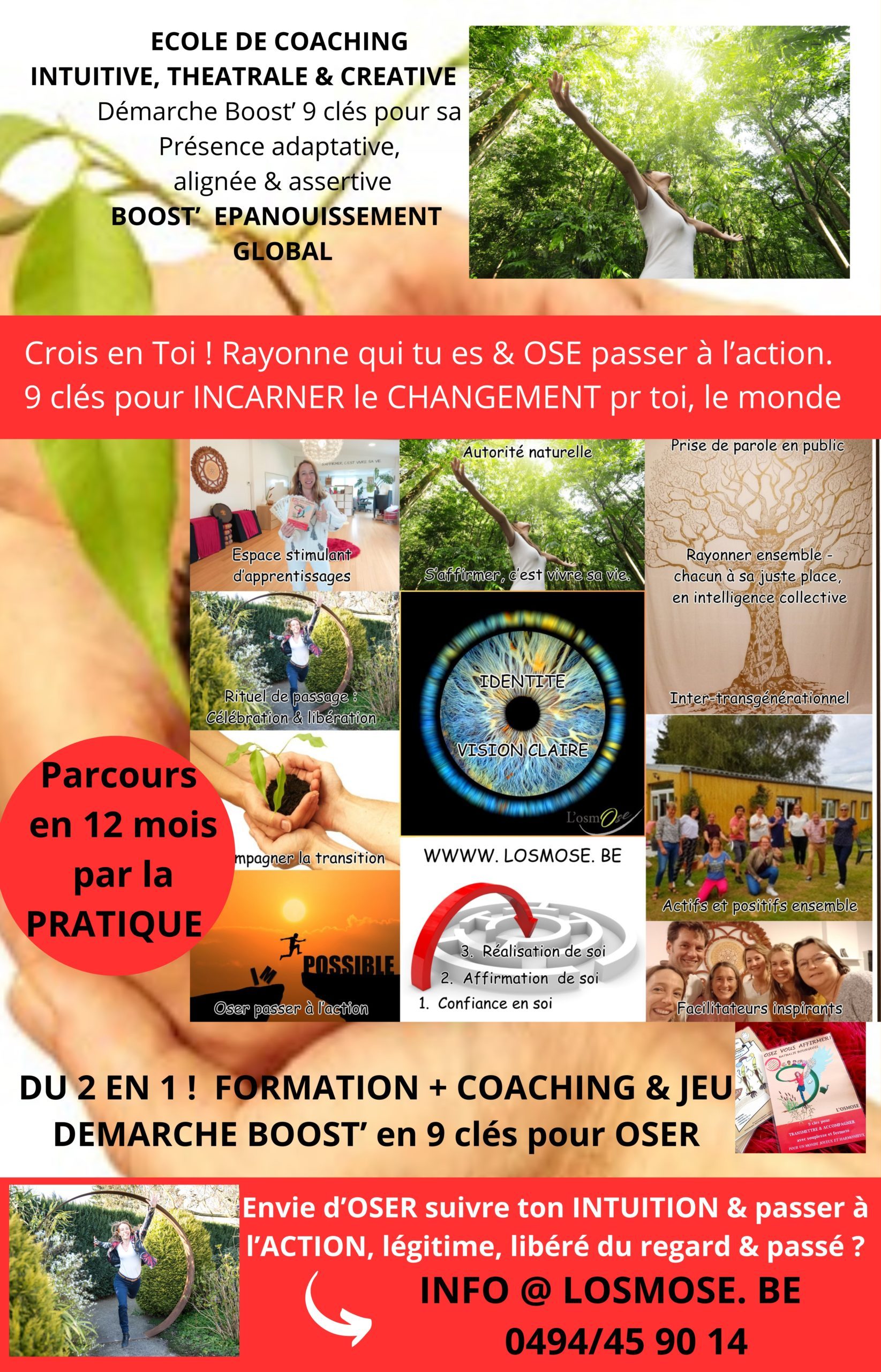 parcours 12 mois école coaching l osmose coaching formation crois en toi N Bourgeois