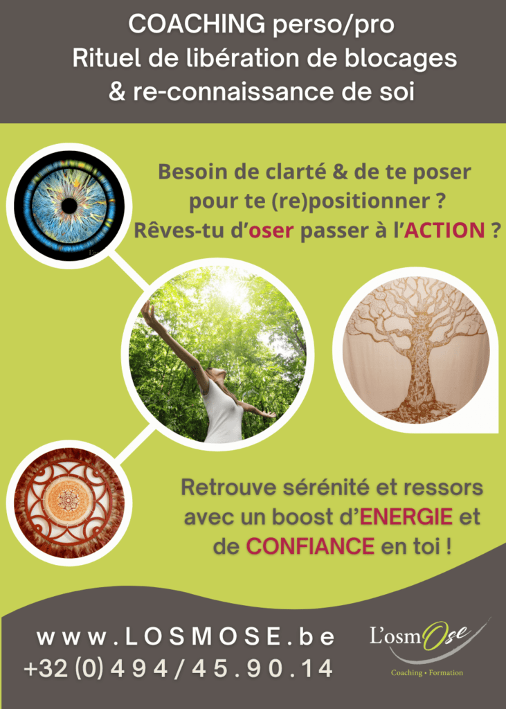 Coaching perso pro holistique rituel libération blocages et reconnaissance de soi N Bourgeois L Osmose