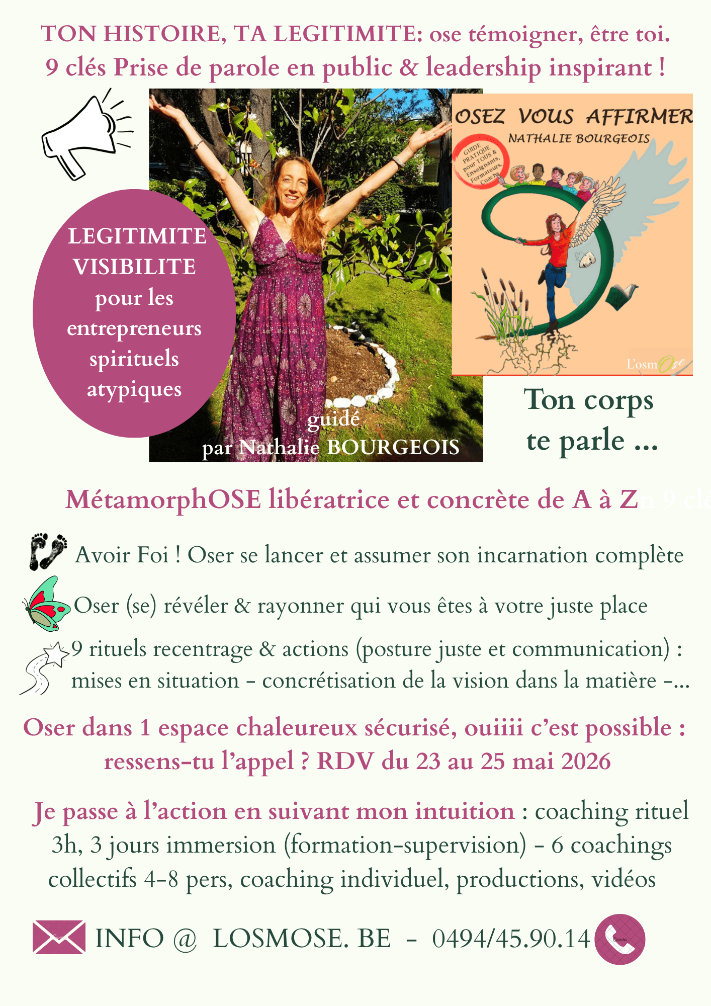 MétamorphOSE Légitimité en 9 mois N Bourgeois L'Osmose MétamorphOSE Légitimité Témoignage de vie N Bourgeois L osmose