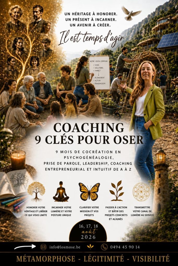 Ecole coaching holistique entreprenarial 9 clés pour oser N Bourgeois L Osmose